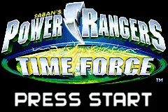 2 Games in 1: Power Rangers: Ninja Storm + Power Rangers: Time Force gameplay screenshot on GBA