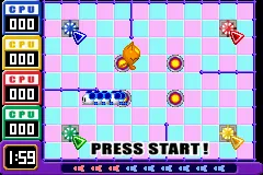 2 Games in 1: Sonic Advance + ChuChu Rocket! gameplay screenshot on GBA