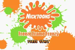 2 Games in 1: SpongeBob SquarePants: Battle for Bikini Bottom + Nicktoons: Freeze Frame Frenzy gameplay screenshot on GBA
