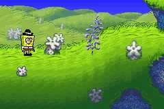 2 Games in 1: SpongeBob SquarePants: SuperSponge + SpongeBob SquarePants: Battle for Bikini Bottom gameplay screenshot on GBA