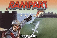 2 Games in One!: Gauntlet + Rampart gameplay screenshot on GBA