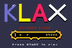 2 Games in One!: Marble Madness + Klax gameplay screenshot on GBA