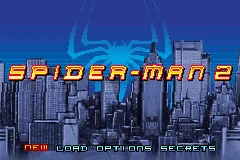 2 in 1 Game Pack: Spider-Man + Spider-Man 2 gameplay screenshot on GBA