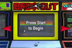 3 Games in One!: Breakout + Centipede + Warlords gameplay screenshot on GBA