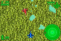 Ace Combat Advance gameplay screenshot on GBA