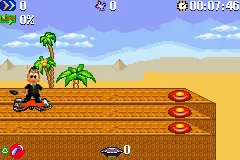 Agent Hugo: Roborumble gameplay screenshot on GBA