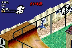 Aggressive Inline gameplay screenshot on GBA