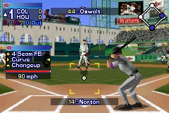 All-Star Baseball 2004 Featuring Derek Jeter gameplay screenshot on GBA
