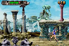 Altered Beast: Guardian of the Realms gameplay screenshot on GBA