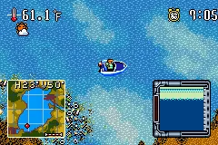 American Bass Challenge gameplay screenshot on GBA