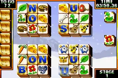 Animal Snap: Rescue Them 2 By 2 gameplay screenshot on GBA