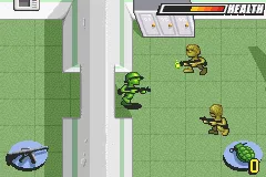 Army Men Advance gameplay screenshot on GBA