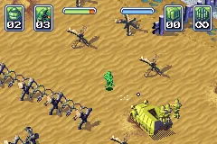 Army Men: Operation Green gameplay screenshot on GBA