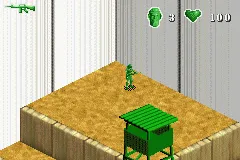 Army Men: Turf Wars gameplay screenshot on GBA