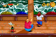 Asterix & Obelix: Bash Them All! gameplay screenshot on GBA