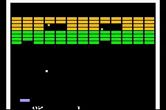 Atari Anniversary Advance gameplay screenshot on GBA