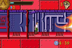 Atlantis: The Lost Empire gameplay screenshot on GBA