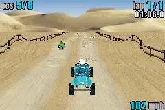 ATV Quad Power Racing gameplay screenshot on GBA