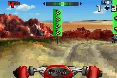 ATV: Thunder Ridge Riders gameplay screenshot on GBA