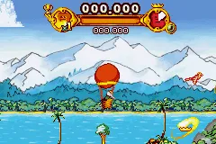 Babar to the Rescue gameplay screenshot on GBA