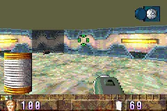 Back Track gameplay screenshot on GBA
