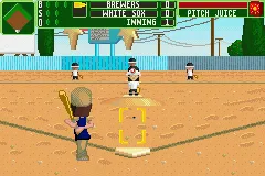 Backyard Baseball 2006 gameplay screenshot on GBA