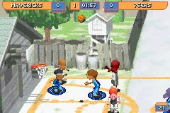 Backyard Basketball gameplay screenshot on GBA