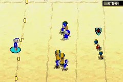 Backyard Football 2006 gameplay screenshot on GBA