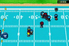 Backyard Football gameplay screenshot on GBA