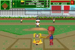 Backyard Sports: Baseball 2007 gameplay screenshot on GBA