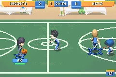 Backyard Sports: Basketball 2007 gameplay screenshot on GBA