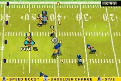 Backyard Sports: Football 2007 gameplay screenshot on GBA