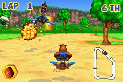 Banjo-Pilot gameplay screenshot on GBA