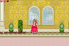 Barbie in the 12 Dancing Princesses gameplay screenshot on GBA