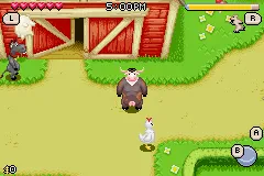 Barnyard gameplay screenshot on GBA
