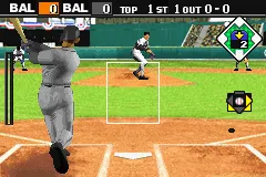 Baseball Advance gameplay screenshot on GBA