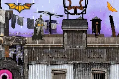 Batman Begins gameplay screenshot on GBA