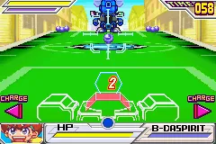 Battle B-Daman: Fire Spirits! gameplay screenshot on GBA