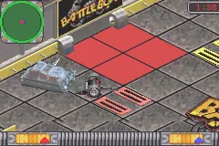 BattleBots: Design & Destroy gameplay screenshot on GBA