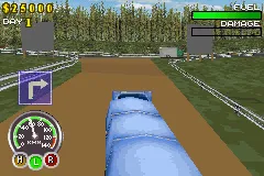 Big Mutha Truckers gameplay screenshot on GBA