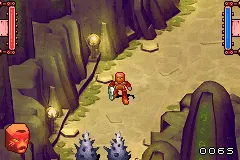 Bionicle Heroes gameplay screenshot on GBA