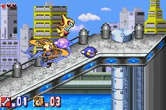 Blender Bros. gameplay screenshot on GBA