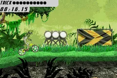 BMX Trick Racer gameplay screenshot on GBA