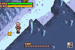 Boktai 2: Solar Boy Django gameplay screenshot on GBA