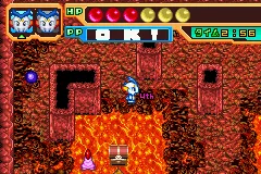 Bouken Yuuki Pluster World: Densetsu no Plust Gate EX gameplay screenshot on GBA