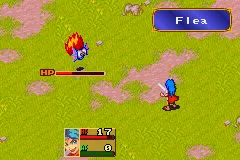 Breath of Fire gameplay screenshot on GBA