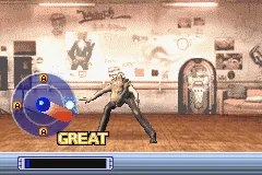 Britney's Dance Beat gameplay screenshot on GBA