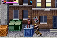 Buffy the Vampire Slayer: Wrath of the Darkhul King gameplay screenshot on GBA