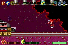 Butt-Ugly Martians: B.K.M. Battles gameplay screenshot on GBA