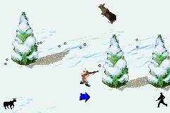 Cabela's Big Game Hunter 2005 Adventures gameplay screenshot on GBA